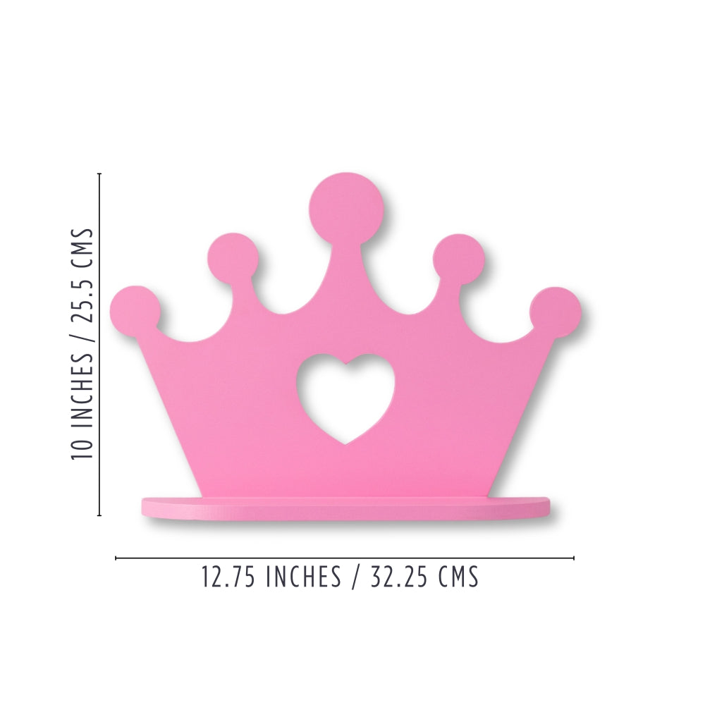Crown Wall Shelf | Kids Room Decor