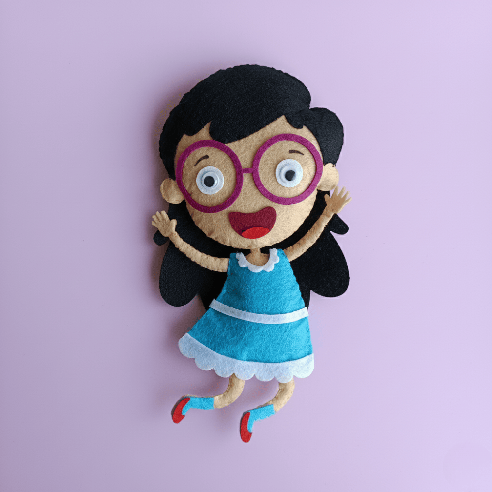 Cute Girl | Felt Toys for Kids