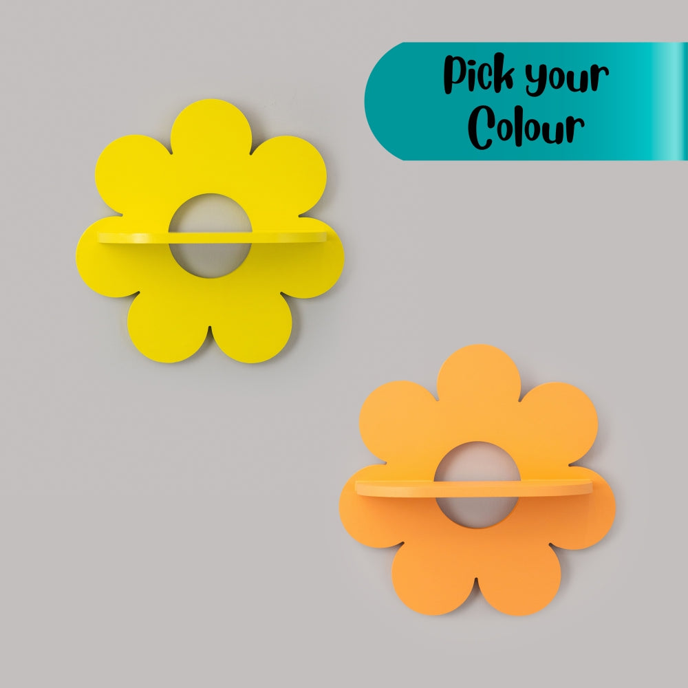 Daisy Wall Shelf | Kids Room Decor