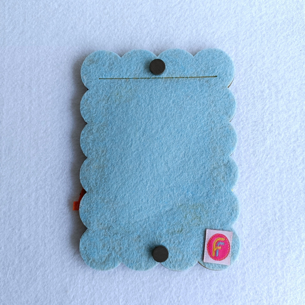 Little Builder | Personalised Magnetic Felt Photo Frame