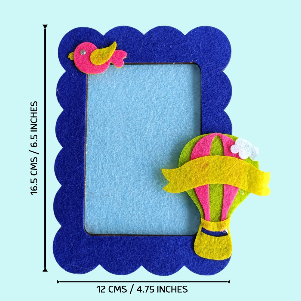 Cloud Nine Memories | Personalised Magnetic Felt Photo Frame