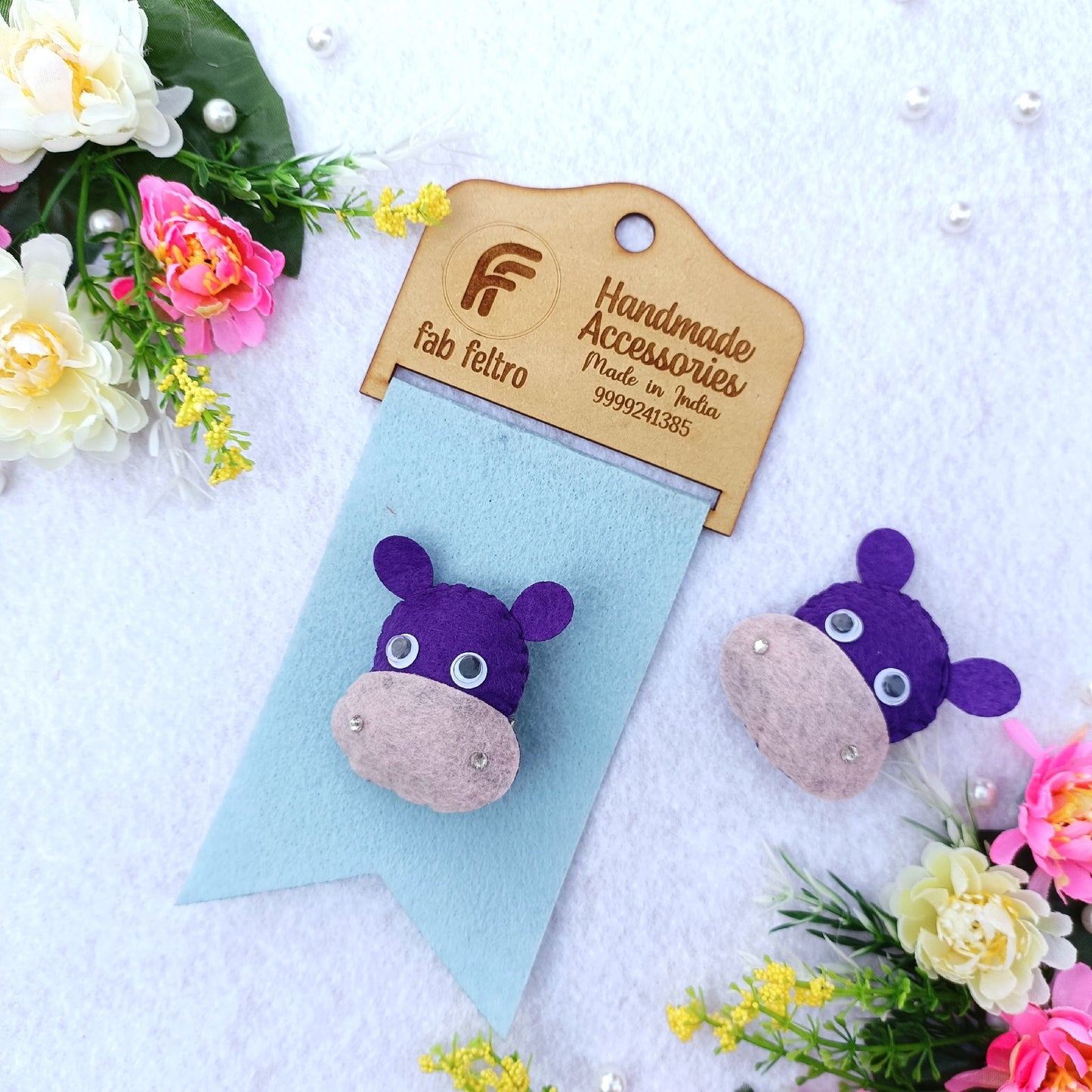 Hippo Hair Clip | Kids Hair Accessories