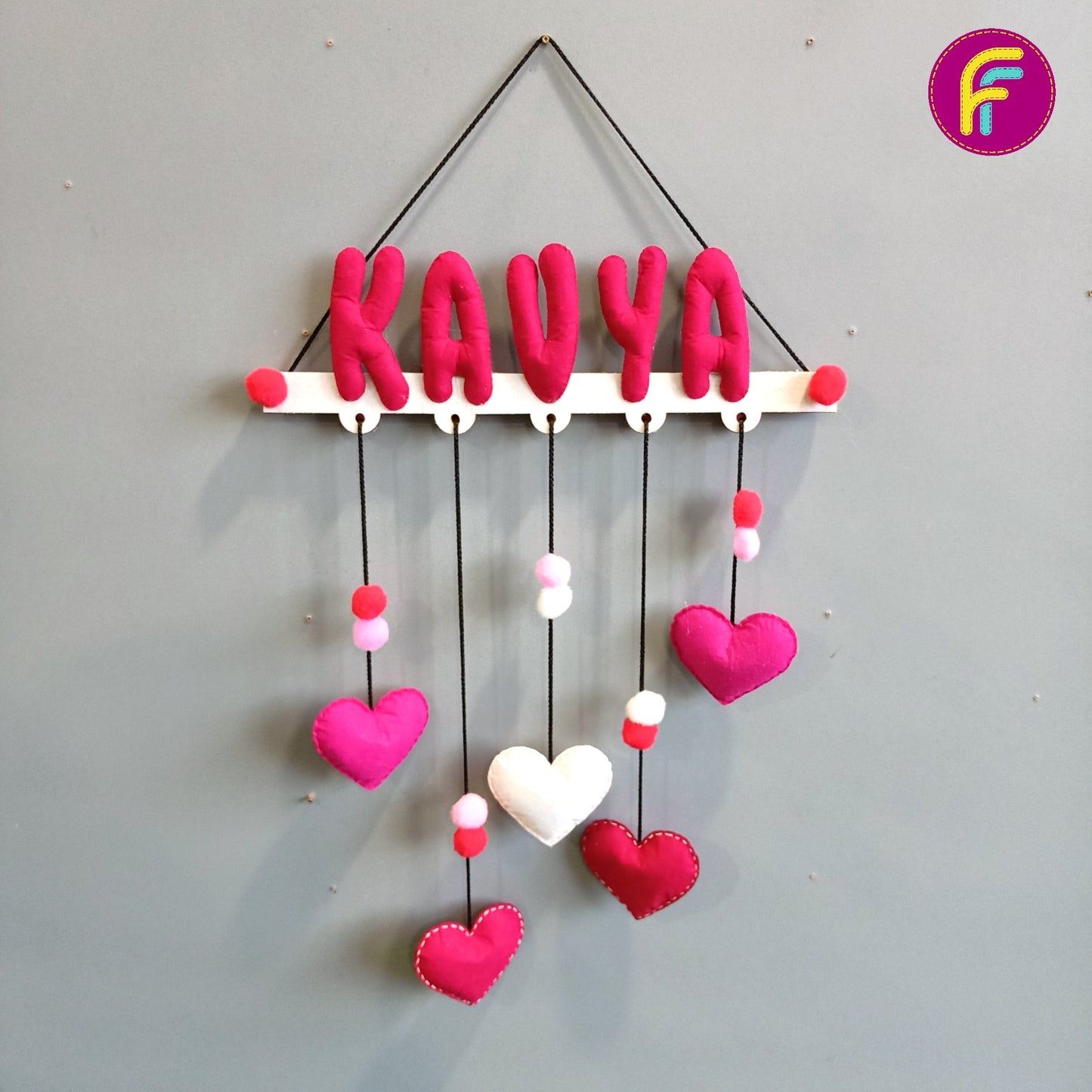 Love in Every Stroke | Heart-Shaped Wall Art