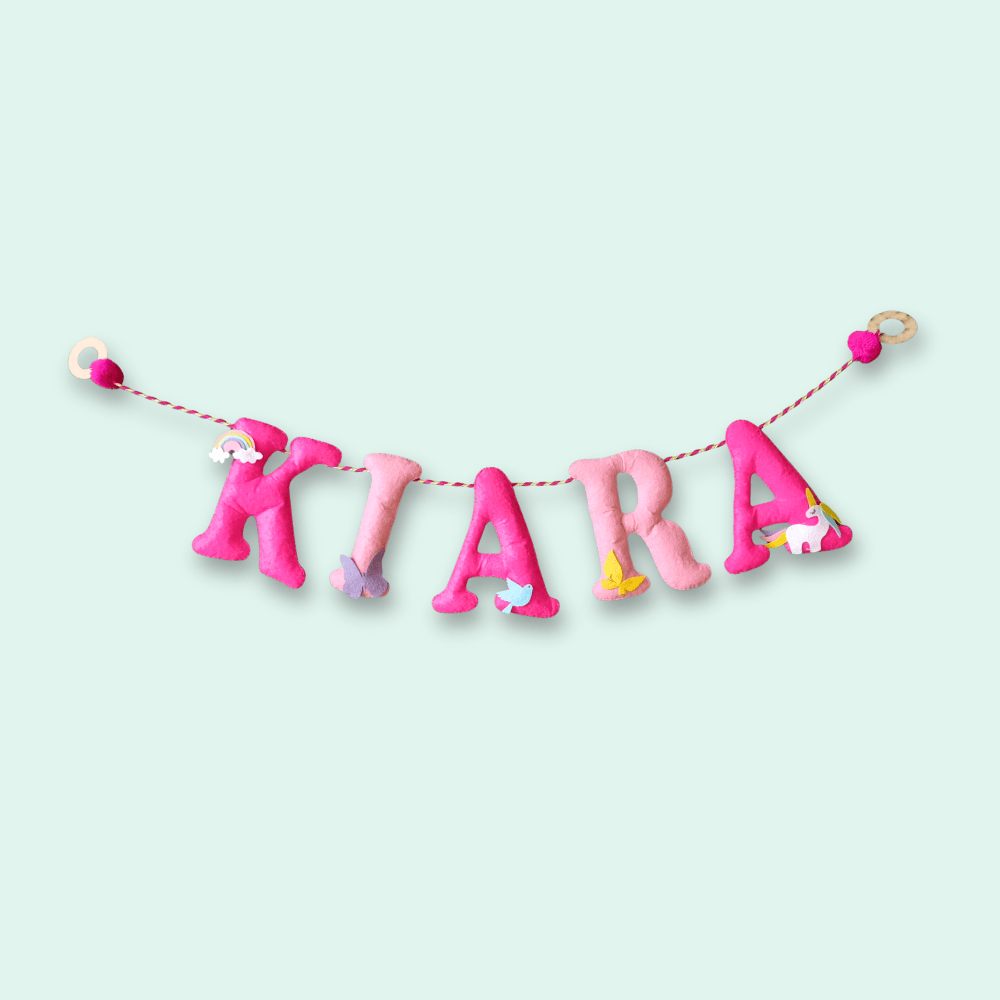 Unicorns Around | Personalised Bunting for kids