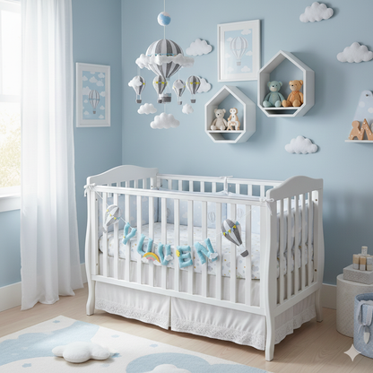 Hot Air Balloons Garland | Personalised Bunting for kids