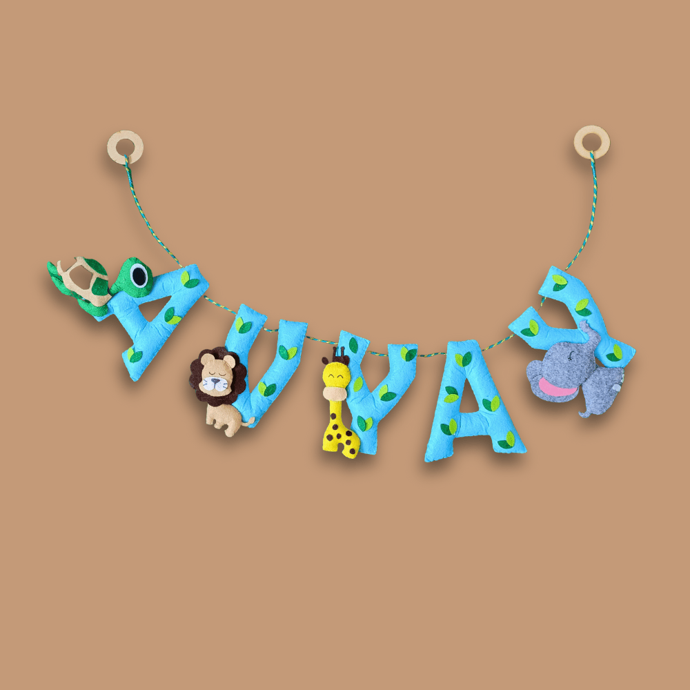 Cute Little Jungle Buddies | Personalised Bunting for kids
