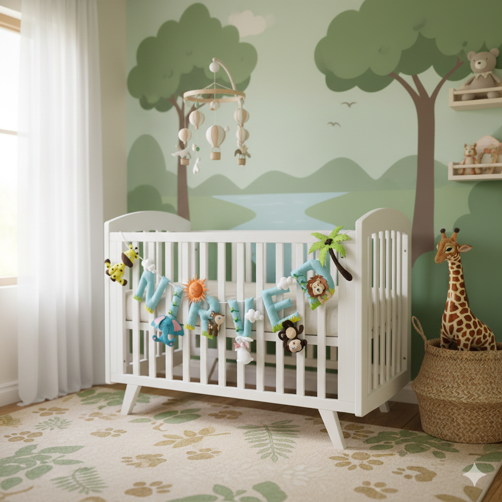 Animals In the Jungle | Personalised Bunting for kids