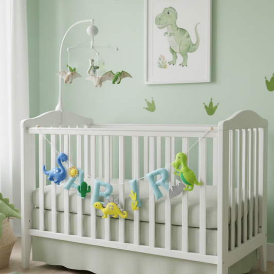 Dino Name Garland | Personalised Bunting for kids