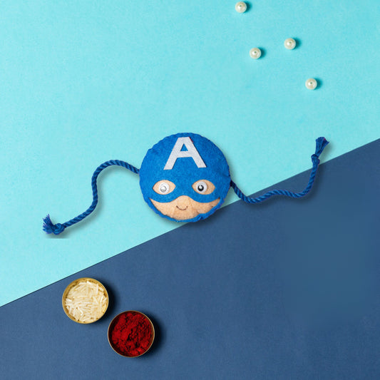 Captain America Rakhi | Non Personalised Kids Rakhi