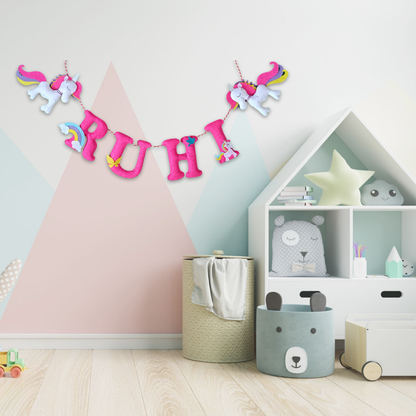 Unicorn Wonderland | Personalised Bunting for kids