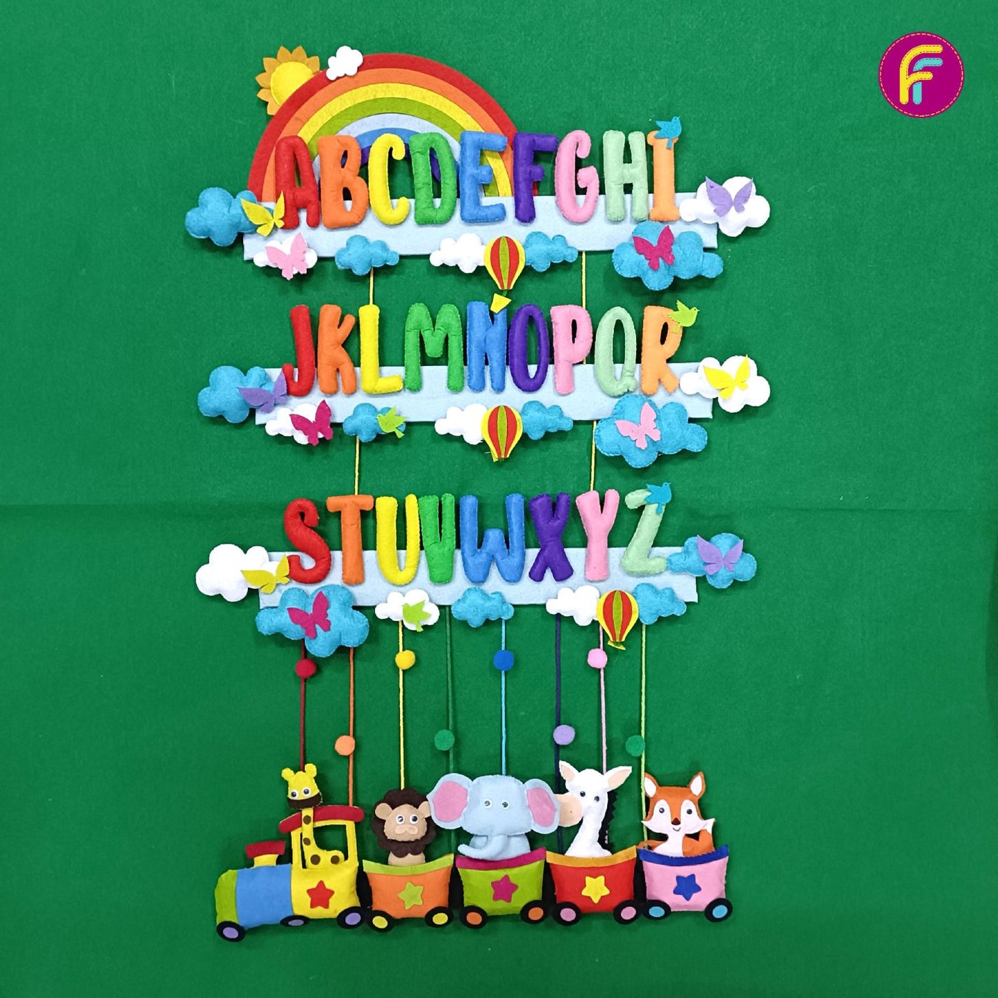 A to Z Alphabet Learning Wall Decor