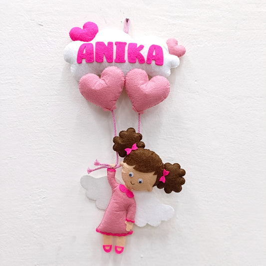Baby Girl | Personalised Felt Kids Small Hanging