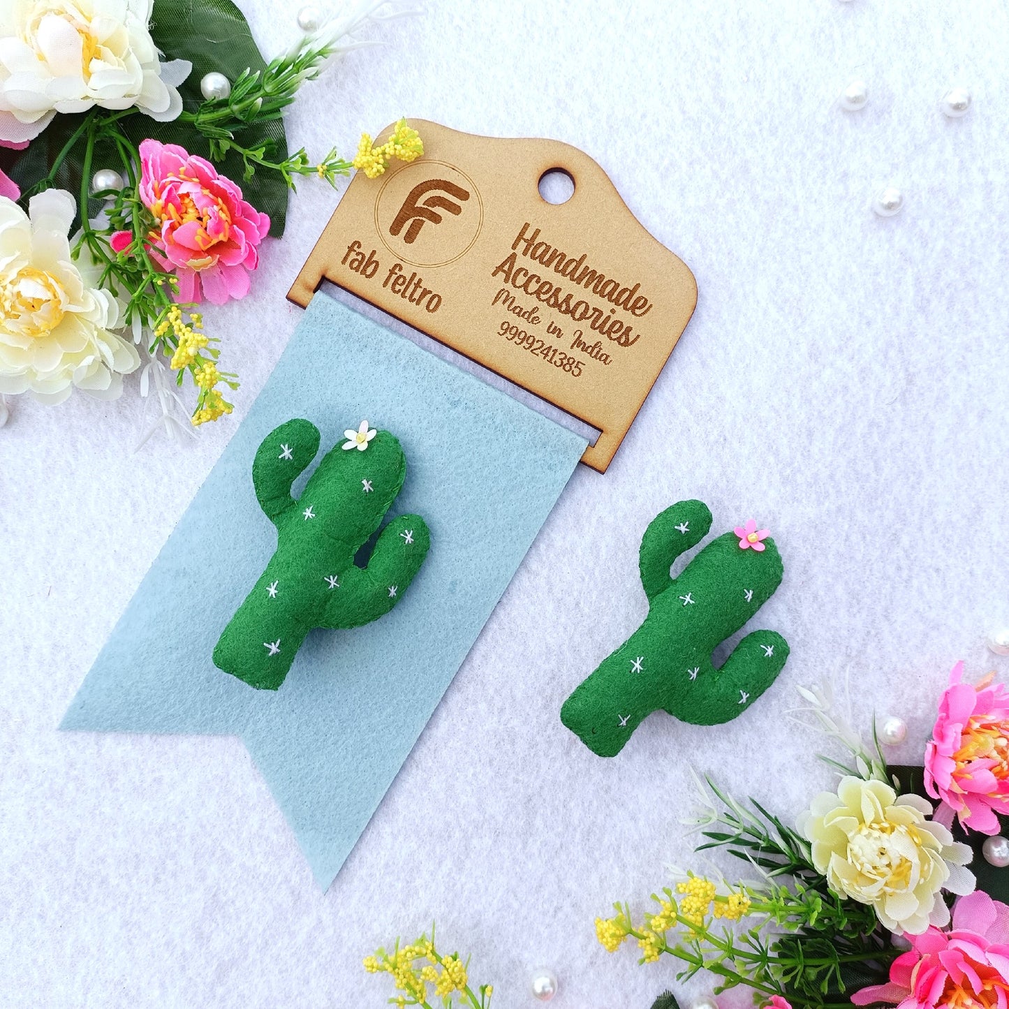 Cactus Hair Clip | Kids Hair Accessories