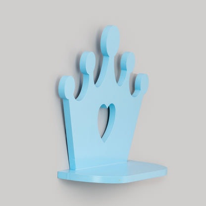 Crown Wall Shelf | Kids Room Decor
