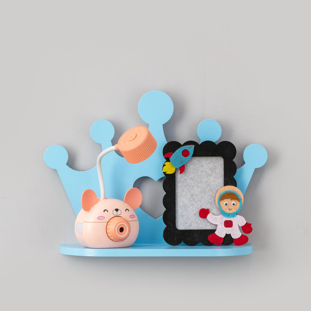Crown Wall Shelf | Kids Room Decor