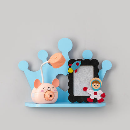 Crown Wall Shelf | Kids Room Decor