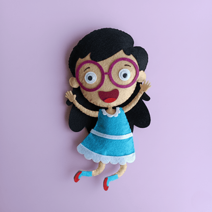 Cute Girl | Felt Toys for Kids