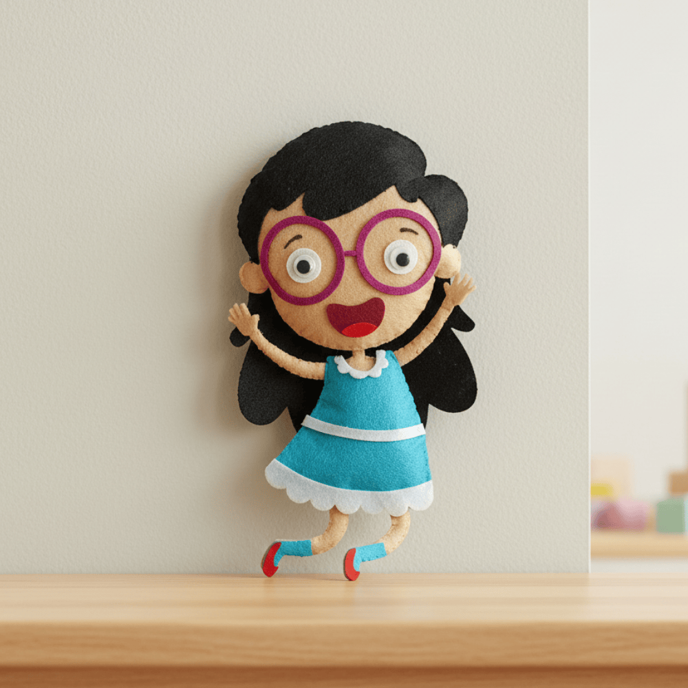 Cute Girl | Felt Toys for Kids