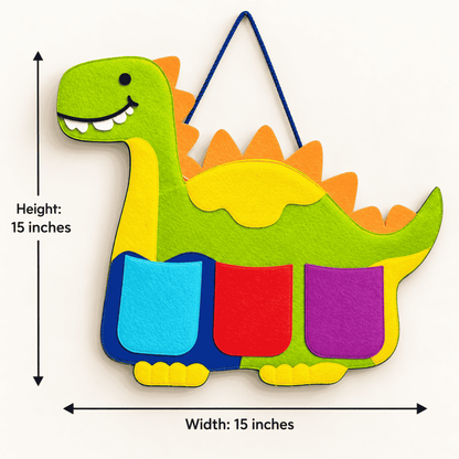 Dinosaur Organizer | Cute Stuff for Kids | Wall Hanging