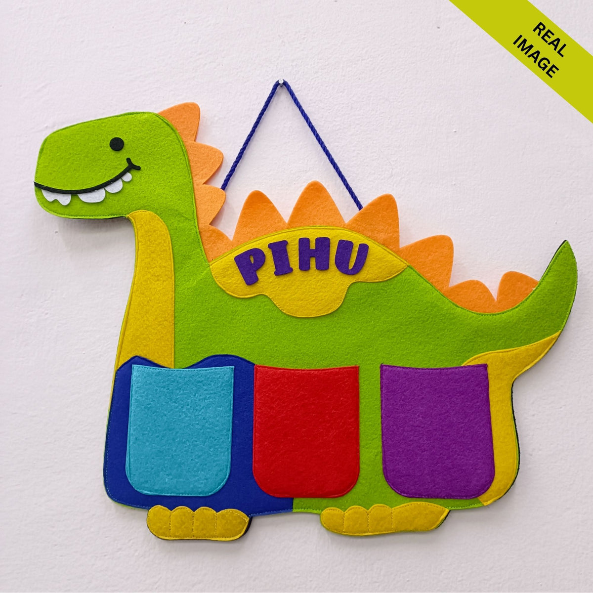 Dinosaur Organizer | Cute Stuff for Kids | Wall Hanging