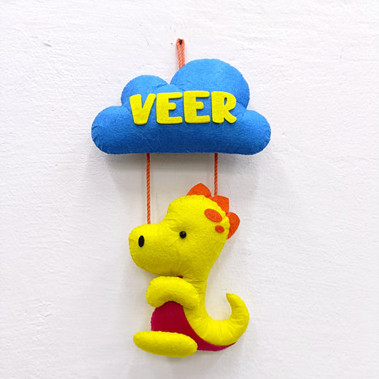 Dino | Personalised Felt Kids Small Hanging