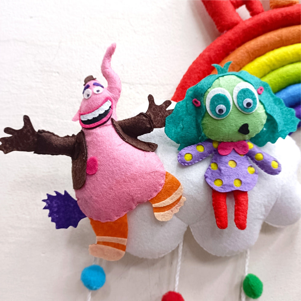 Inside Out Characters | Personalised Religious Felt Kids Hanging | Premium Range