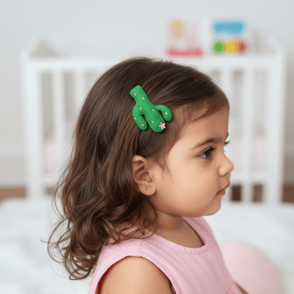 Cactus Hair Clip | Kids Hair Accessories
