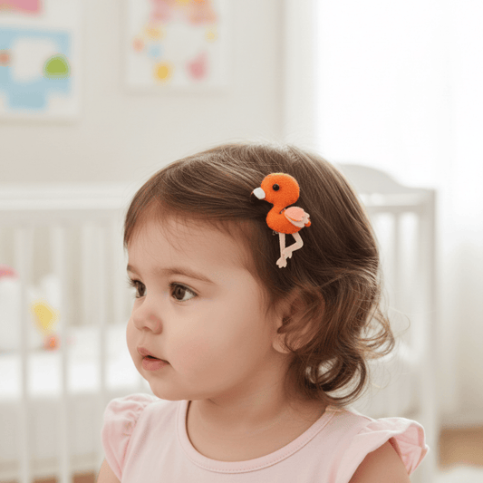 Flamingo Hair Clip | Kids Hair Accessories