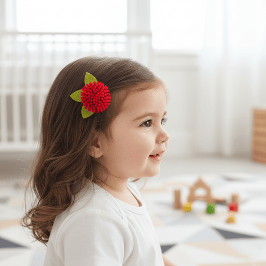 3D Flower Hair Clip | Kids Hair Accessories