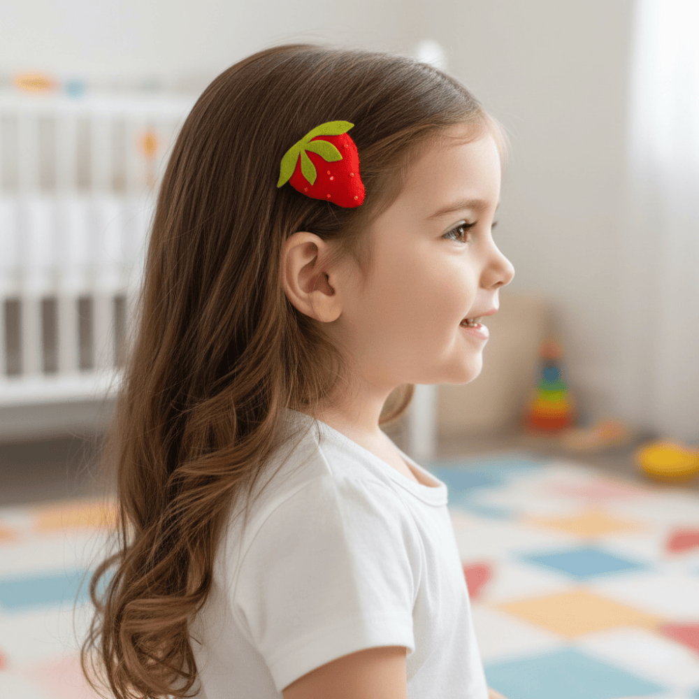 Strawberry Hair Clip | Kids Hair Accessories