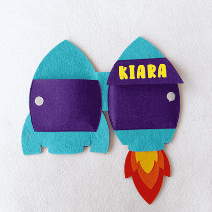 Spaceship Pencil Colours Set | Personalised Cute Stuff for Kids