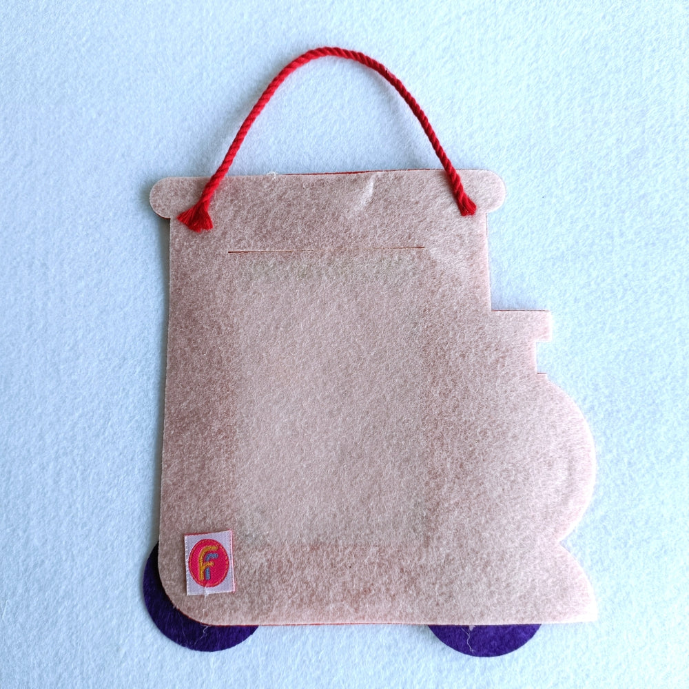 Choo Choo Train Memories | Personalised Magnetic Felt Photo Frame