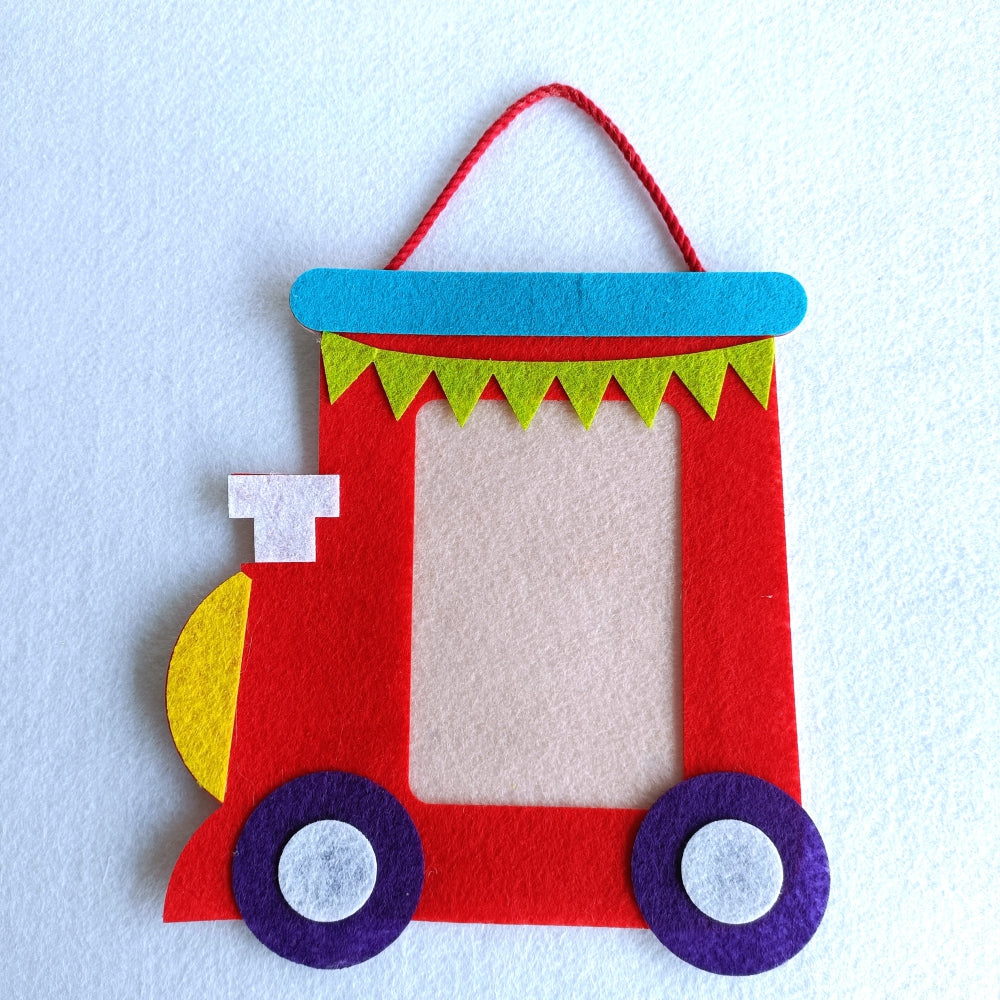 Choo Choo Train Memories | Personalised Magnetic Felt Photo Frame