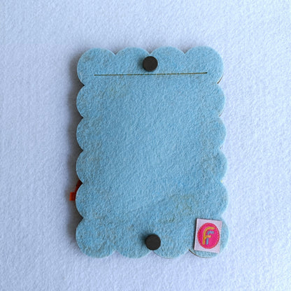 Little Builder | Personalised Magnetic Felt Photo Frame