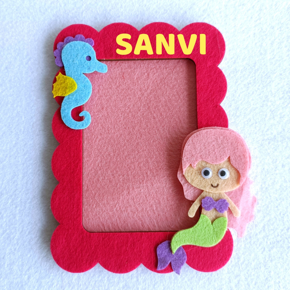 Little Sea Star | Personalised Magnetic Felt Photo Frame