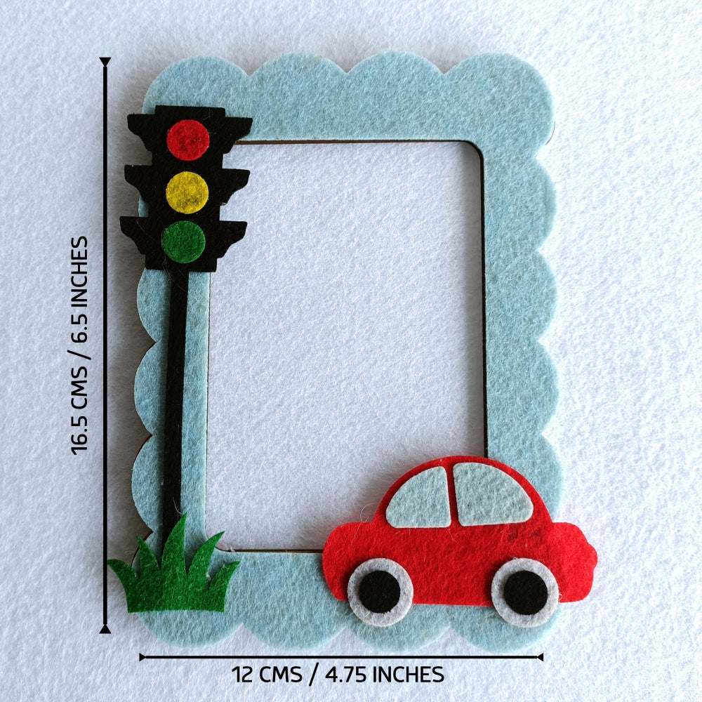 Road Trip Memories | Cars | Personalised Magnetic Felt Photo Frame
