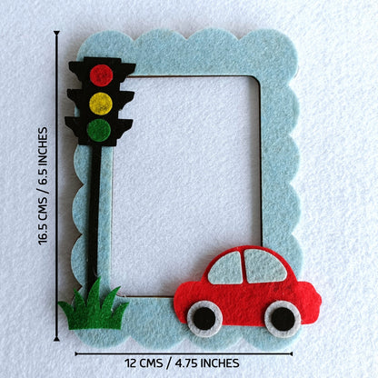 Road Trip Memories | Cars | Personalised Magnetic Felt Photo Frame