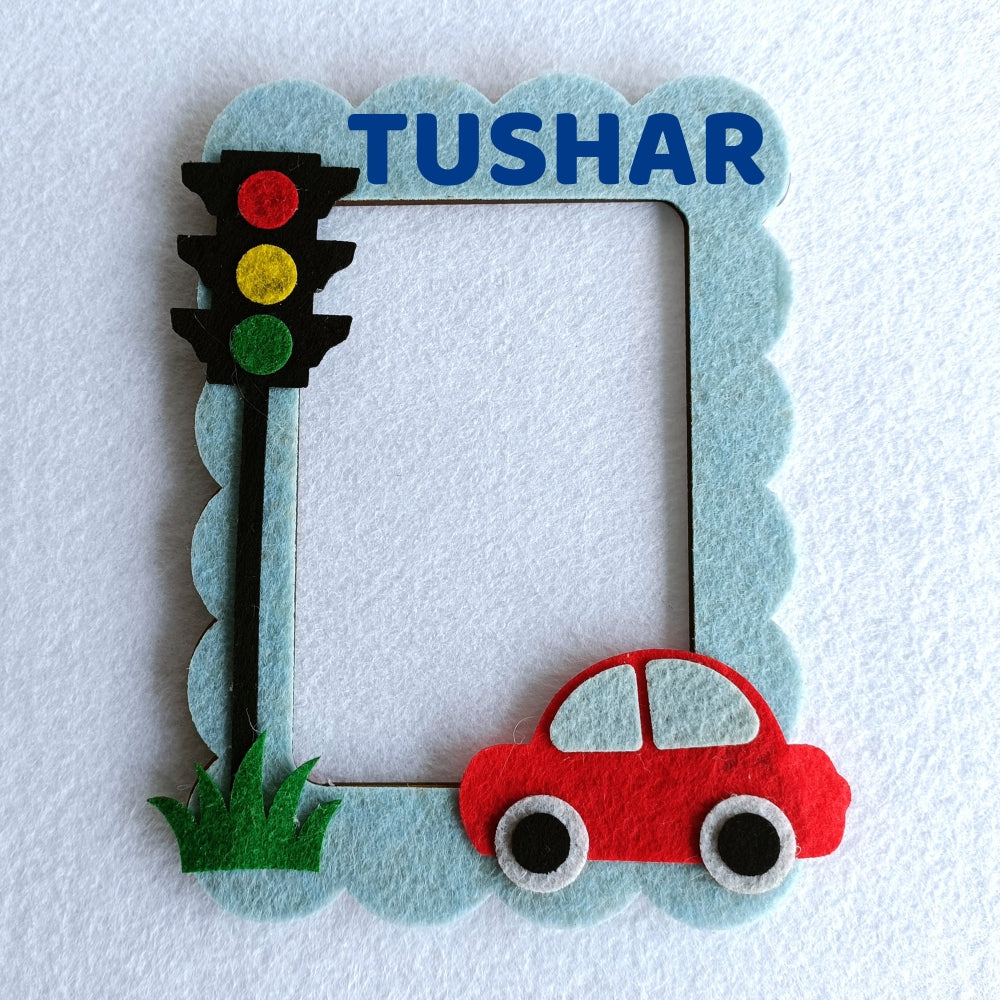 Road Trip Memories | Cars | Personalised Magnetic Felt Photo Frame
