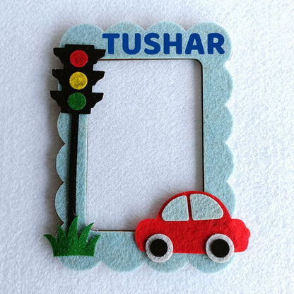 Road Trip Memories | Cars | Personalised Magnetic Felt Photo Frame