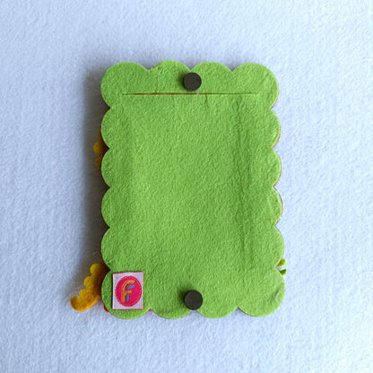 Dino World | Personalised Magnetic Felt Photo Frame