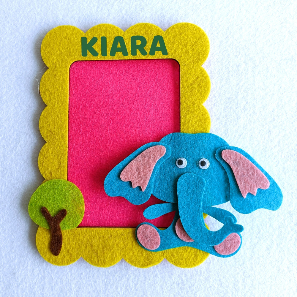 Trunkful of Memories | Personalised Magnetic Felt Photo Frame