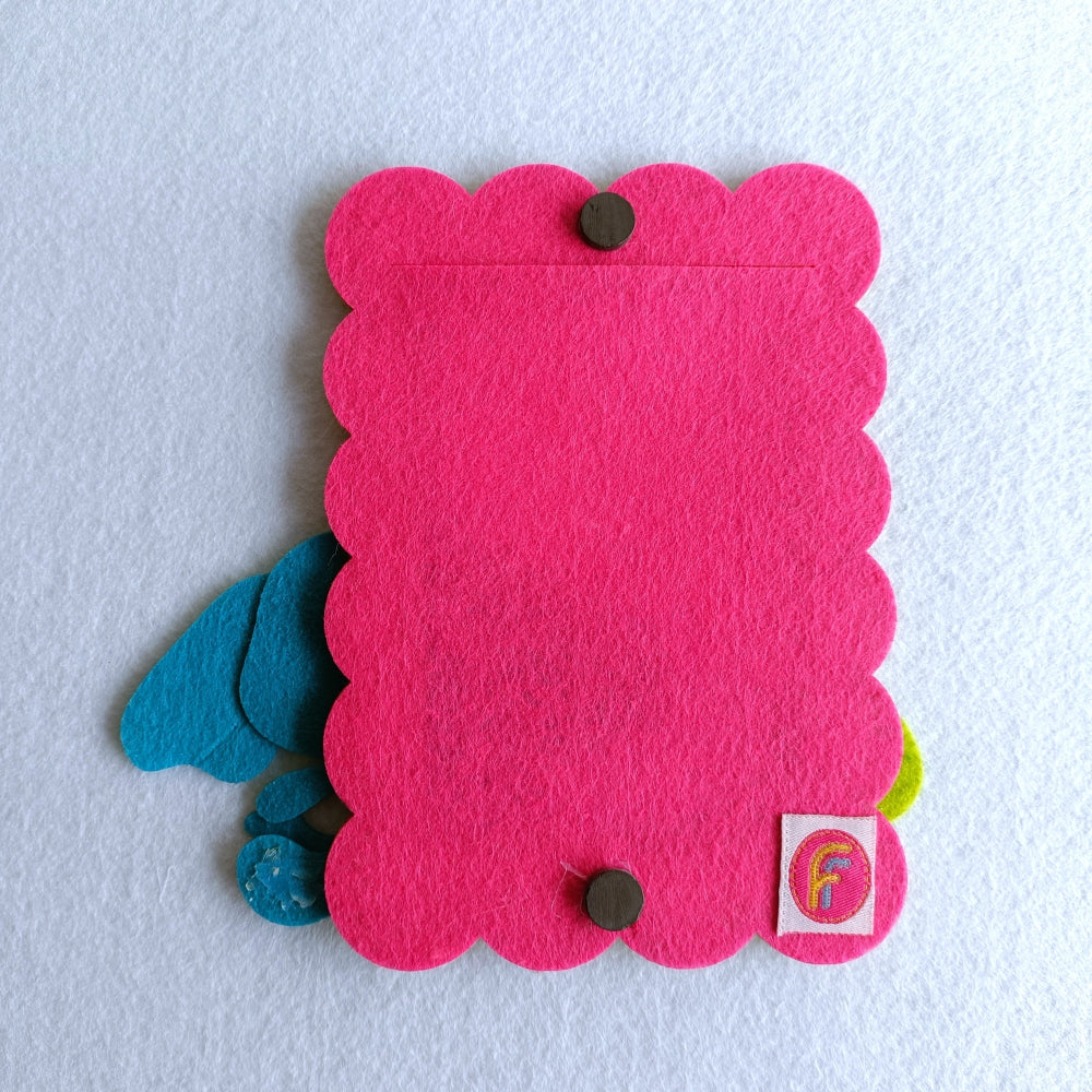 Trunkful of Memories | Personalised Magnetic Felt Photo Frame