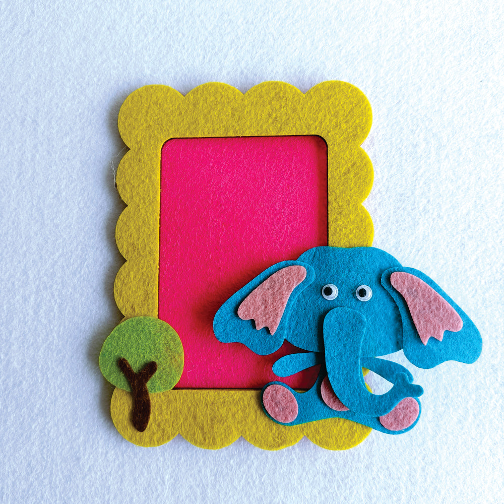 Trunkful of Memories | Personalised Magnetic Felt Photo Frame