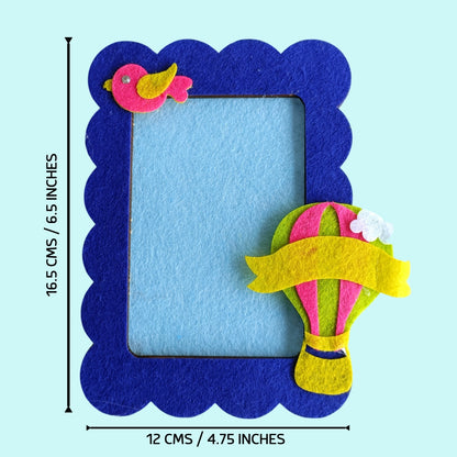 Cloud Nine Memories | Personalised Magnetic Felt Photo Frame
