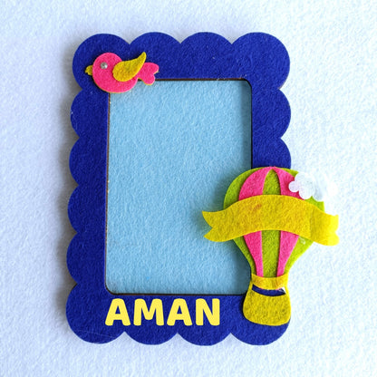 Cloud Nine Memories | Personalised Magnetic Felt Photo Frame