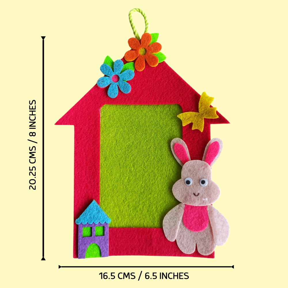 Home Of Memories | Personalised Magnetic Felt Photo Frame