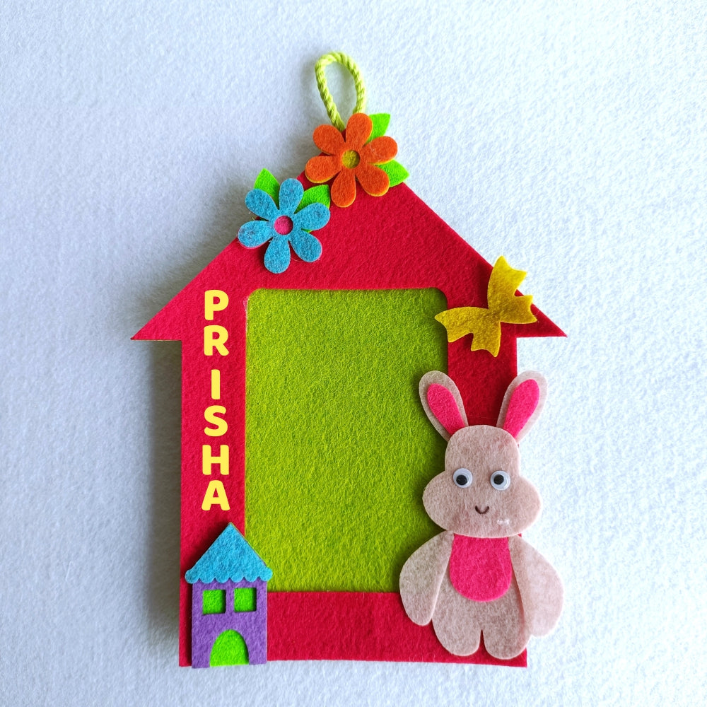 Home Of Memories | Personalised Magnetic Felt Photo Frame