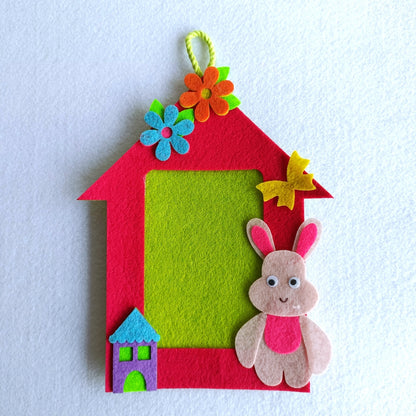 Home Of Memories | Personalised Magnetic Felt Photo Frame