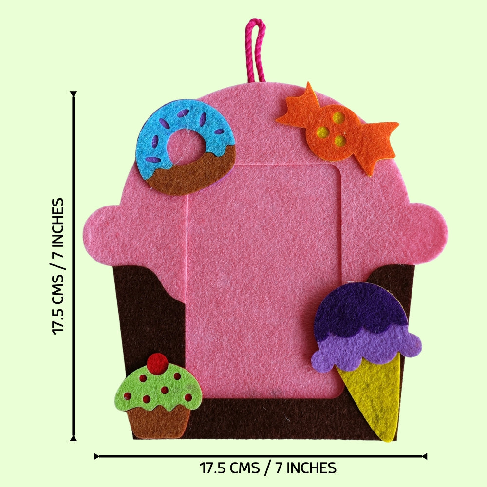 Candyland Frame | Personalised Magnetic Felt Photo Frame