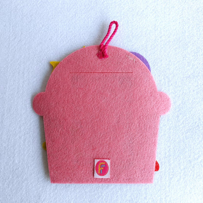 Candyland Frame | Personalised Magnetic Felt Photo Frame